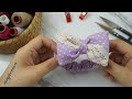 Pretty Little Lace on Bow for Scrunchie 😉 How to Make Scrunchie with Bow