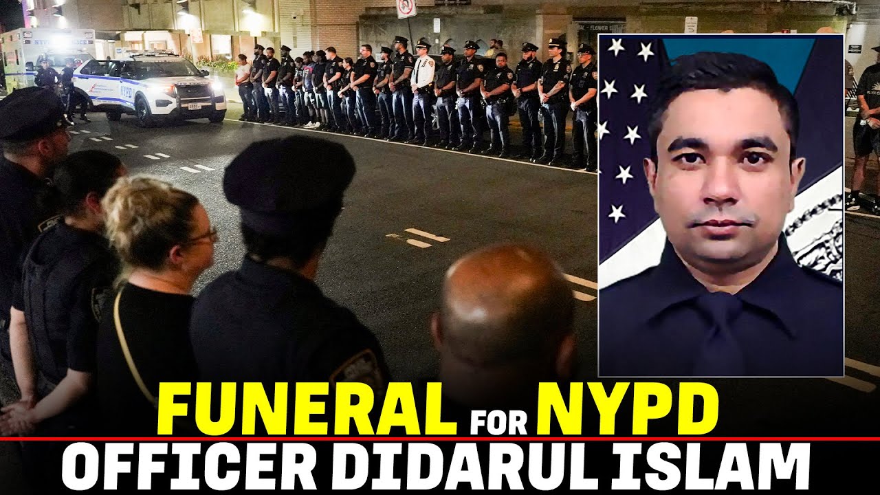 LIVE: Funeral for NYPD officer killed in Midtown shooting | New York ...