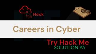 Try Hack Me | Careers in Cyber