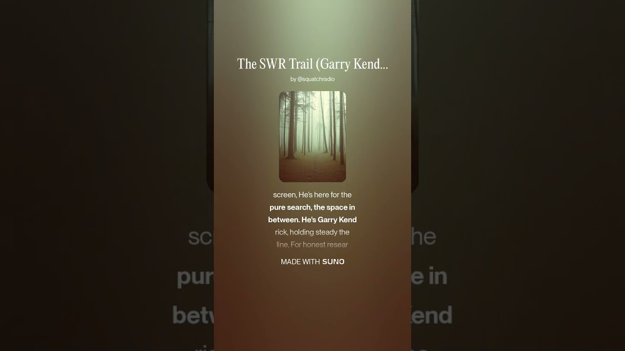 The SWR Trail Garry Kendrick's Code