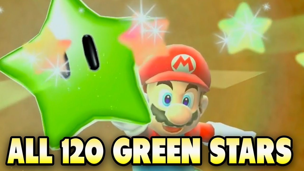 ALL Green Stars & Where To Find Them - Super Mario Galaxy 2 - YouTube