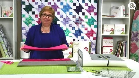 How to Cut Strips with AccuQuilt GO! Strip Cutter Dies