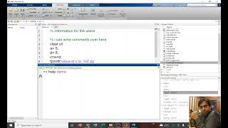 Lec36: MATLAB: Writing comments and help information in m-file of the MATLAB