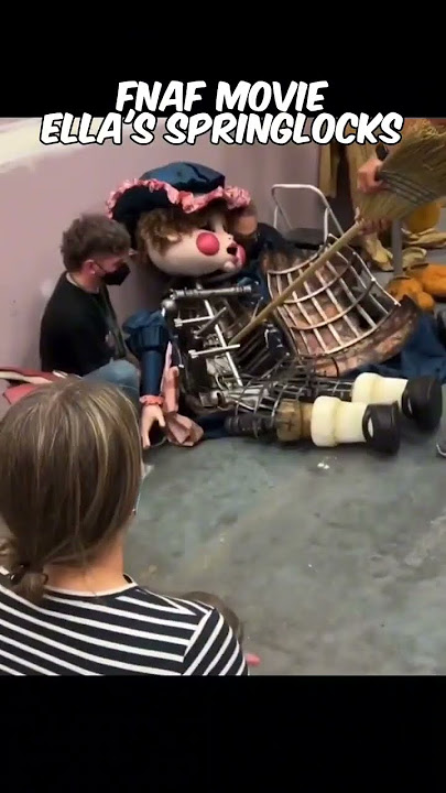FNAF movie Ella Springlocks behind the scenes #fivenightsatfreddys #fnafmovie #fnaf #animatronic