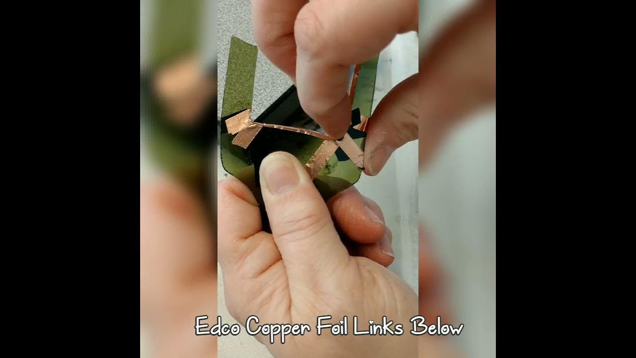 Foiling Small Stained Glass Pieces & Inside Corners YouTube