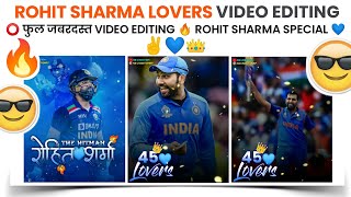 Rohit Sharma Status Editing In VN App | Mumbai Indians Video Editing | 45 Lovers Video Editing |#RS screenshot 5