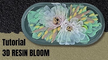 3D RESIN BOUQUET BLOOM Tutorial - Painting on Resin