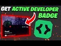 How to get Discord Active Developer Badge! 🔥