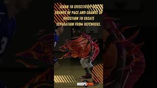 Learn To Effectively Use Change Of Pace And Change Of Direction To Create Separation From Defenders.