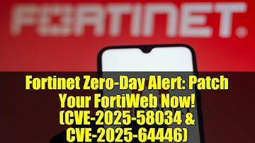 Fortinet Zero-Day Alert: Patch Your FortiWeb Now! (CVE-2025-58034 & CVE-2025-64446)