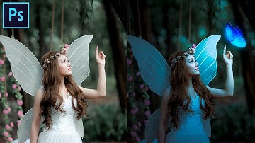 Add Glowing Butterfly In Photoshop | Glowing effect Photoshop