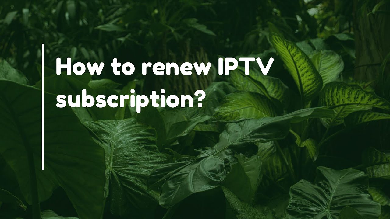 How to Renew Your IPTV Subscription Online: Step-by-Step Guide for 2024 guide
