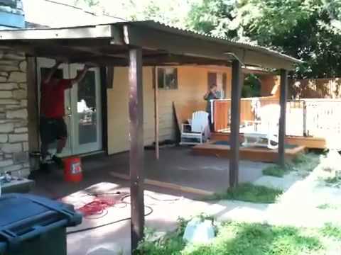 How to remove a patio