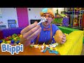 Blippi Learns Human Body Parts At A Fun Indoor Playground! | Educational Videos for Toddlers