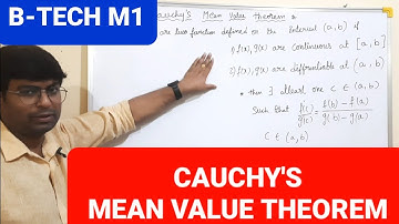 B-TECH|M1|CAUCHY