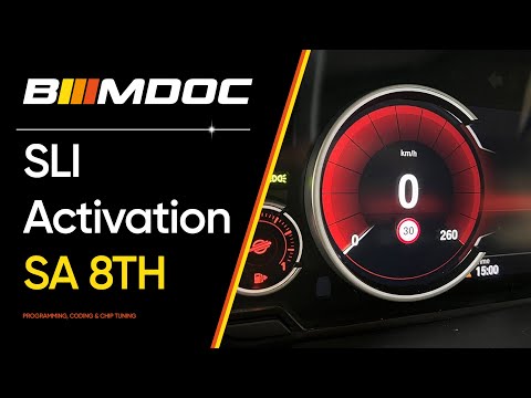 Speed limit information (SLI) activation on BMW is easier than you might think.
