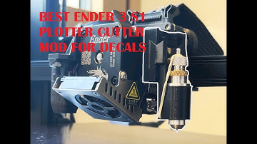 Best Ender 3 S1 and Pro Plotter Cutter Mod