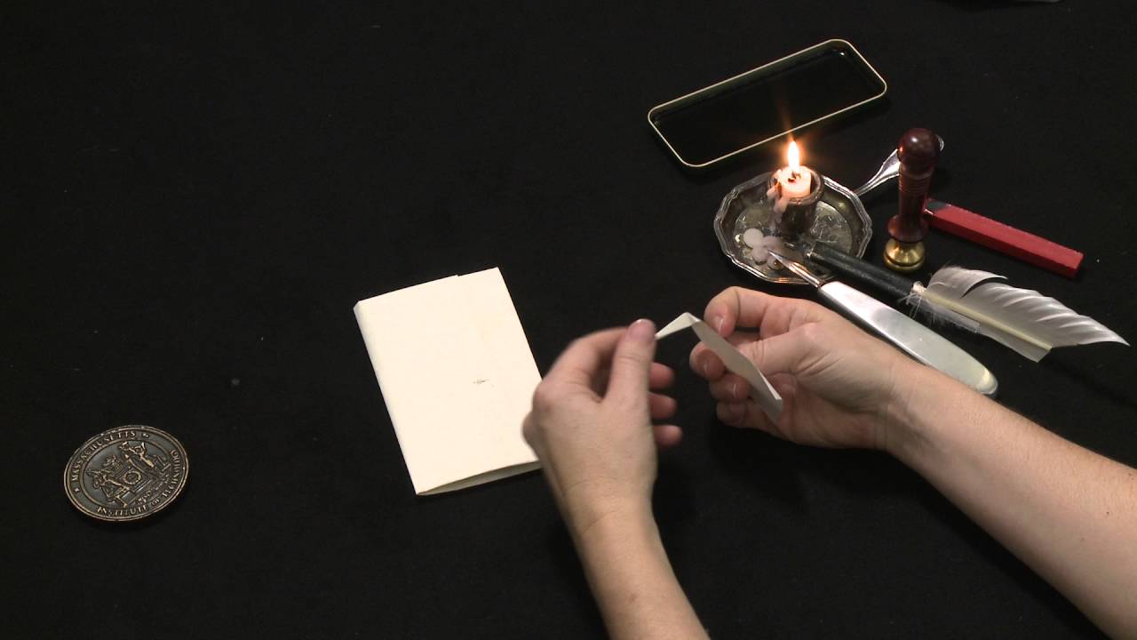 Letterlocking Desiderius Erasmus' Tucked Triangle Lock, Europe (1517