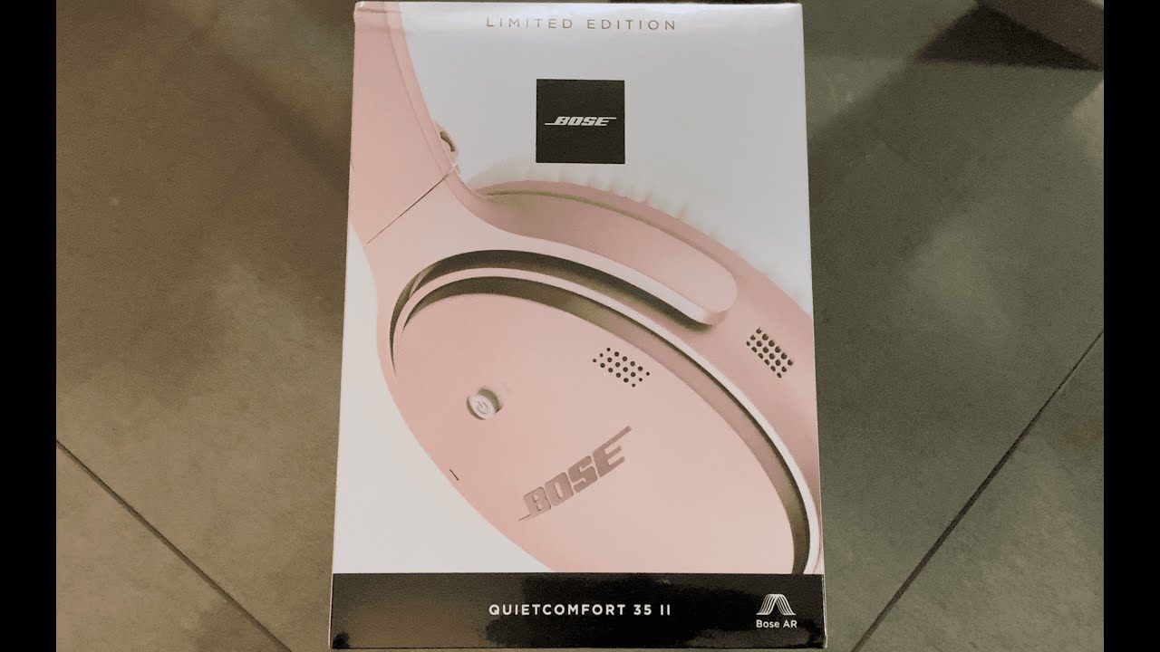 Limited Edition Bose Comfort 35 ii Noise Cancelling Headphones - Unboxing - YouTube