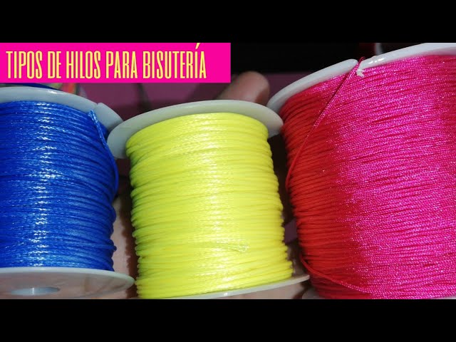 Hilos y Cordones para Bisutería y Manualidades Pulseras y Collares