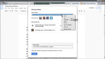 Google Drive Tutorial 2014 - Publicly Sharing Docs and Files