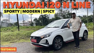 Hyundai i20 N Line | Sporty version of i20 with sporty exhaust note and retuned suspension | Review