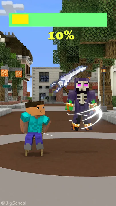 Steve vs. Jet Death Power-Up - Who is stronger?! ?