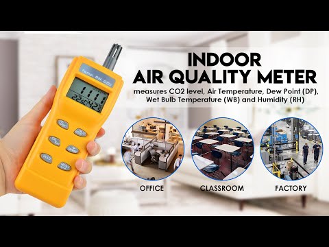 7755 Digital CO2 Carbon Dioxide Temperature RH DP WB NDIR Sensor Indoor Air Quality 9999ppm