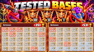 🔥 2 TESTED TH18 LEGEND LEAGUE BASES! | 531+ Defense Trophies 🏆 | TH18 Ranked Base 2026|th18 war base