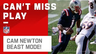 Cam Newton Goes Beast Mode for 1st TD of the Game!
