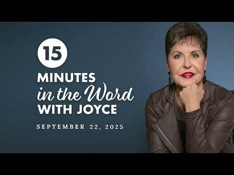 Video Psalm 23 - Pt 5 | 15 Minutes in the Word with Joyce Meyer - youtube
