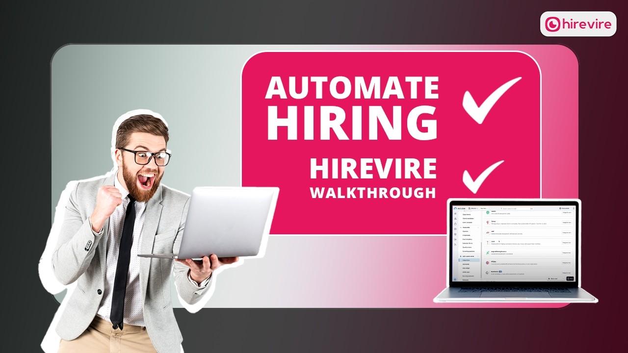 Automate Candidate Recruitment Screening for Small Businesses | Hirevire Walkthrough