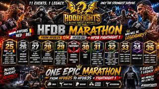 HFDB MARATHON | HFDB25 T/M HFDB35 | #HOODFIGHTS