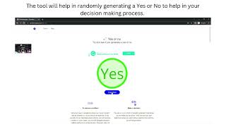 Yes-No Generator Tool