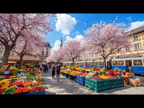 Spring Has Arrived In Zurich Switzerland🇨🇭Impressive Morning