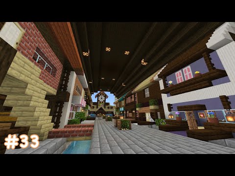アーケード街完成…？？　姉妹でマイクラ【マインクラフト】＃３３