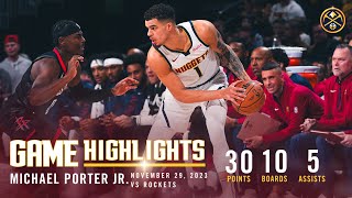 Michael Porter Jr Puts Up Season High in Points