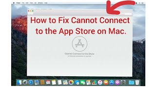 macbook apple app store can not connect to the internet screenshot 2