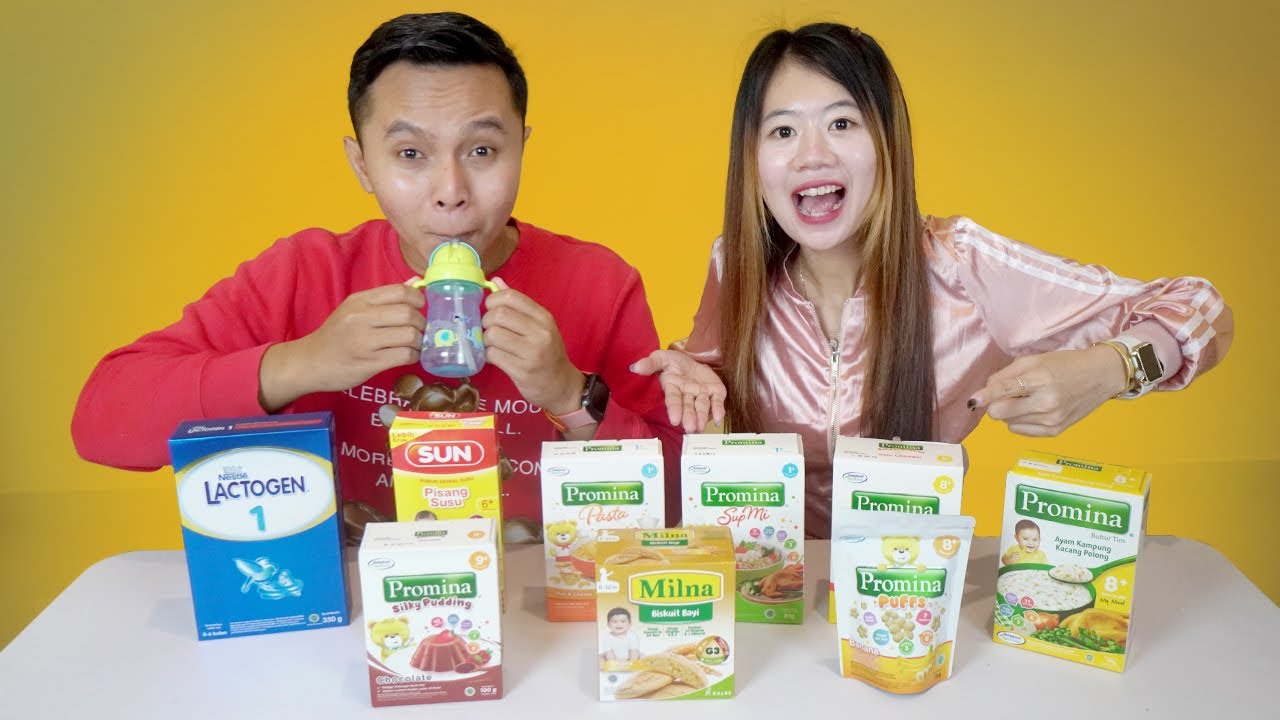 24 JAM MAKAN MAKANAN BAYI!! AUTO MUNTAH!!