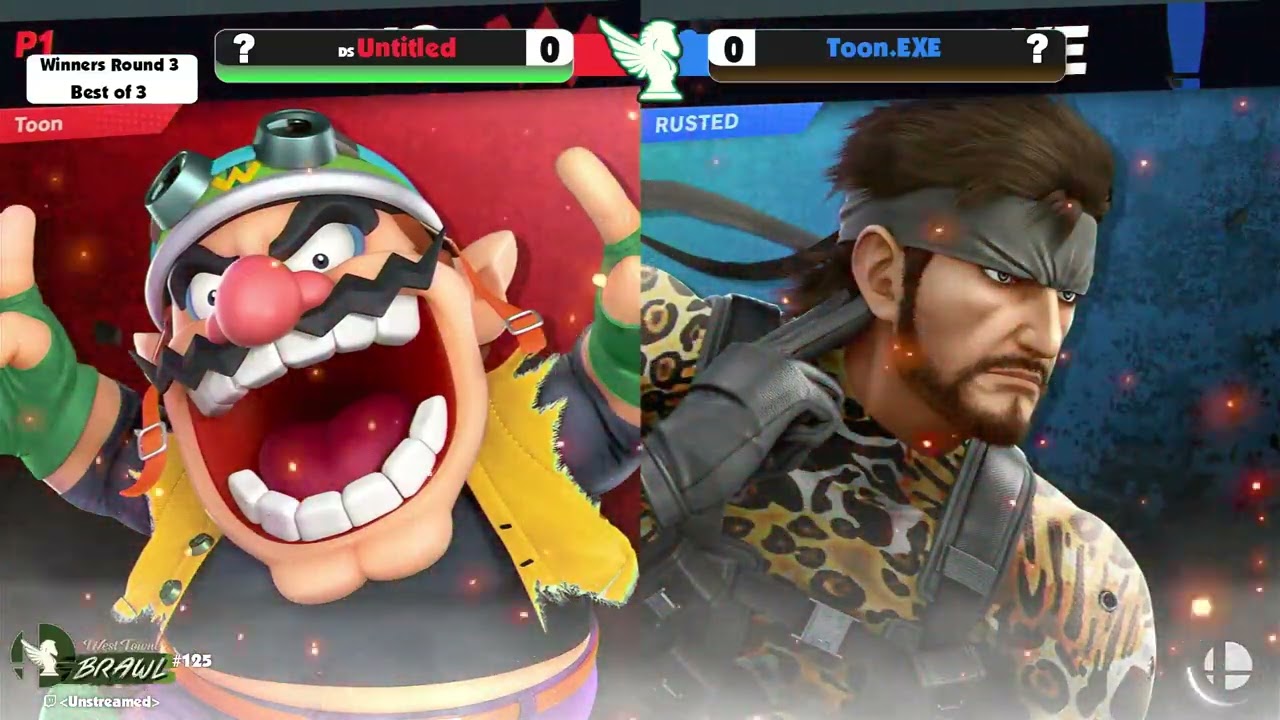 Untitled (Snake) vs Toon.EXE (Wario) - West Towne Brawl 125 Losers R2