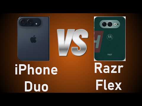 Motorola Razr Flex vs iPhone Duo