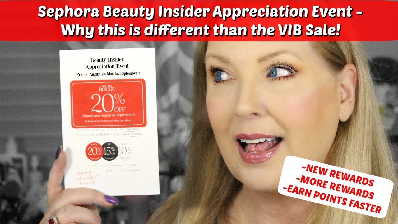 Sephora Beauty Insider Appreciation Event - Why this is different than the VIB Sale!