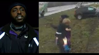 "The Real Hero" FedEx Driver Rescues Child from Car Accident