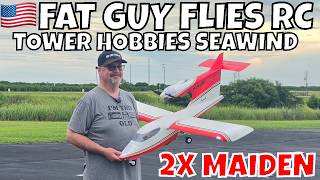 2X MAIDEN! TOWER HOBBIES SEAWIND by FGFRC #aviation #seaplane #rc