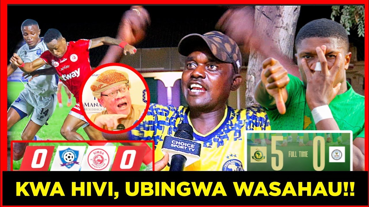 🔴TOBAA!! SHABIKI KICHEFU CHEFU AWACHEFUA SIMBA VIBAYA, BAADA YA 5G🖐️ NA SIMBA KUTOA SARE!!