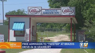 Despite Being Damaged By Tornado Brazos Drive-In Theatre Stays Open For Business