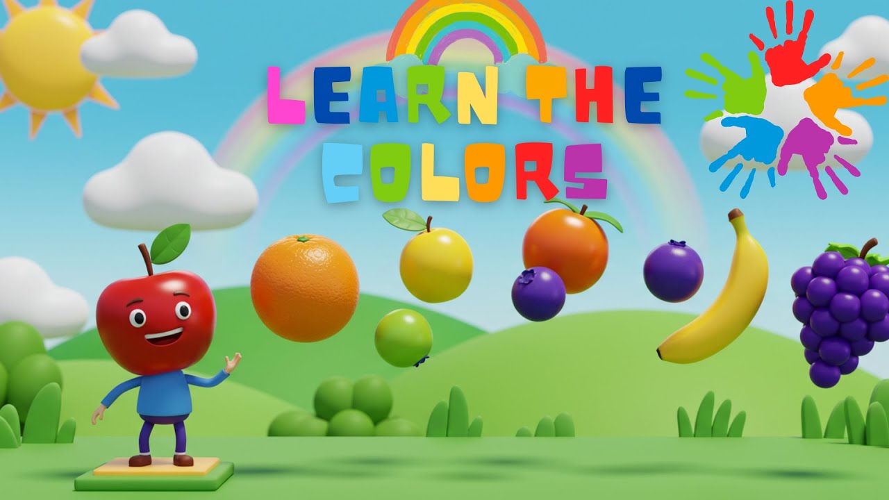 Learn COLORS with the Magical Rainbow Song