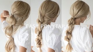 HOW TO: BRAIDED PONYTAIL HAIRSTYLES 👱🏻‍♀️ Everyday Hairstyles screenshot 2