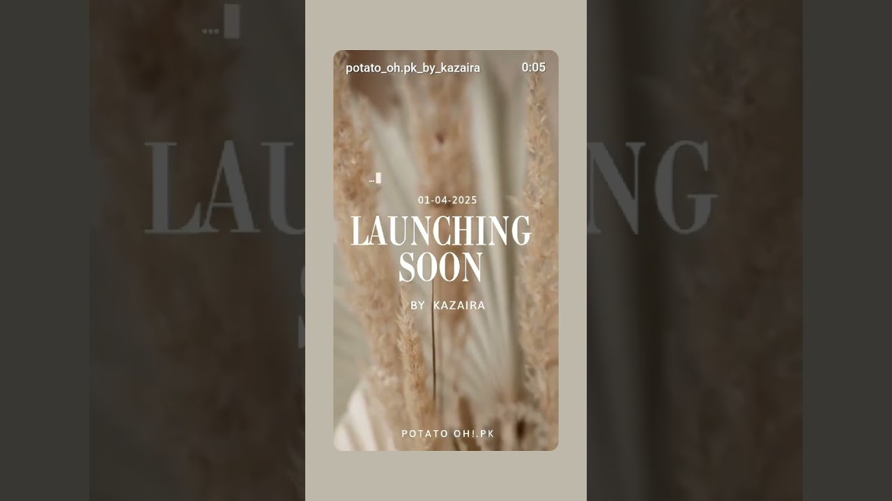 potato OH!.pk launching announcement 🌷.