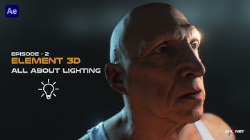 How to setup realistic lightning for ELEMENT 3D II Element 3D tutorial II After effect